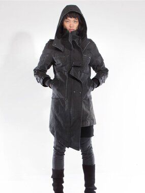 Demobaza Top Coat Uniform from WOMAN AW14 / SUN FORWARD, size S